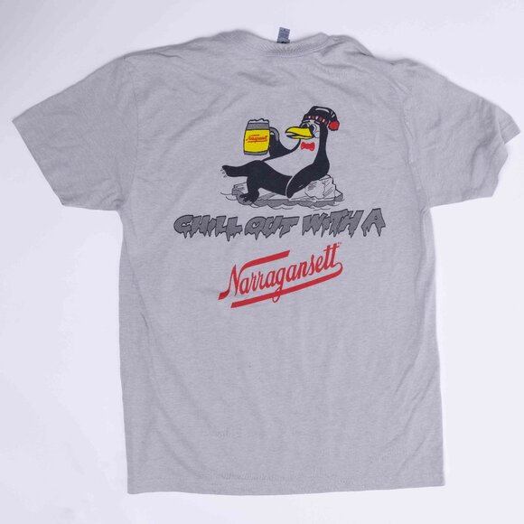 Retro Beer Shirt - Narragansett Jaws 80s 90s - Picture 1 of 2